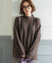 coca（coca） | ＼新色登場／ヤク風フワフワボトルネックプルオーバーニット(ニット/セーター)