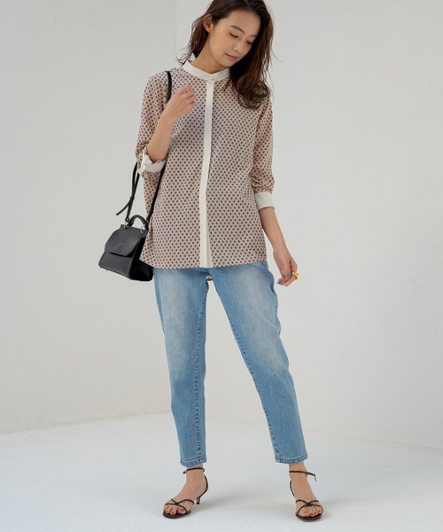 【2025年製 新品】 LOUNGEDRESS（ラウンジドレス）の「カラーツイルテーパード パンツ