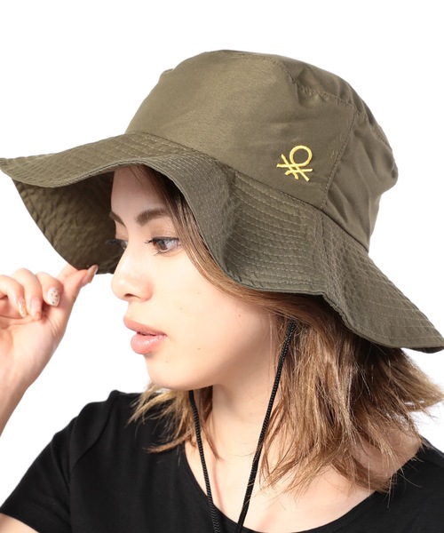 セール Benetton ベネトン レディースハット Upf50 アウトドア たれ付きマリンハット ハット Benetton United Colors Of Benetton ベネトンユナイテッドカラーズオブベネトン のファッション通販 Zozotown