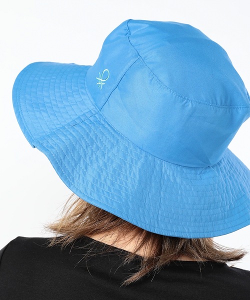 BENETTON (UNITED COLORS OF BENETTON)(ベネトンユナイテッドカラーズオブベネトン)の「【BENETTON / ベネトン】レディースハット / UPF50+ アウトドア たれ付きマリンハット(ハット・レディース・ブラック/グリーン/ネイビー/サックスブルー/ピンク/グリーン系その他・FREE)」の14枚目の写真