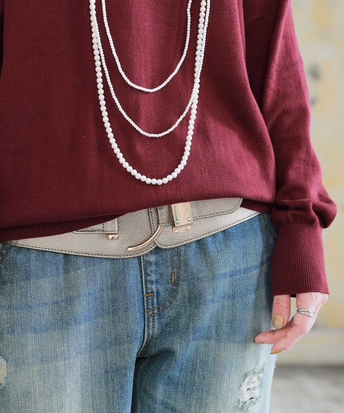 osharewalker（オシャレウォーカー）の「【廃盤】『Ｄバックルデザインベルト』（ベルト・レディース・ブラック/ブラウン/グレー/グリーン/キャメル・1/2）」の15枚目の写真