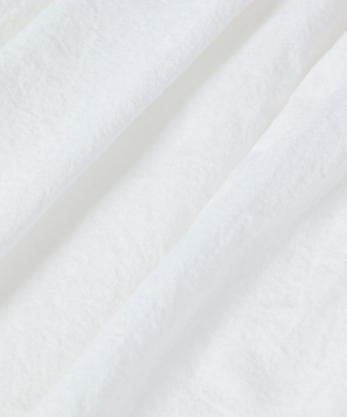 ADAM ET ROPE'(アダムエロペ)の「<洗える>ワッシャーパフスリーブブラウス(シャツ/ブラウス・レディース・オフホワイト/ネイビー/ホワイト・FREE)」の16枚目の写真