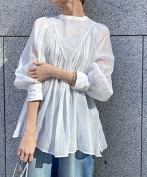 RIVE DROITE（リヴドロワ）の「シャーリングシアーブラウス（シャツ/ブラウス）」