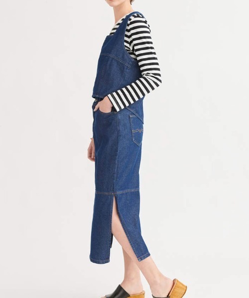 CIMARRON（シマロン）の「《CIMARRON JEANS》DENIM SETUP/デニムセットアップ（ワンピース・レディース・ネイビー/ブルー・M/L）」の13枚目の写真