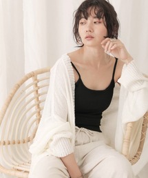Bab | 【WEB限定】バックオープンカップ付きキャミソール(キャミソール)