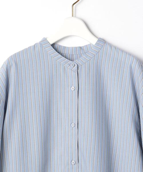 THE STATION STORE（ザ ステーション ストア）の「＜closet story＞CSC バックリボン ストライプシャツ（シャツ/ブラウス・レディース・ホワイト/ライトブルー・FREE）」の12枚目の写真