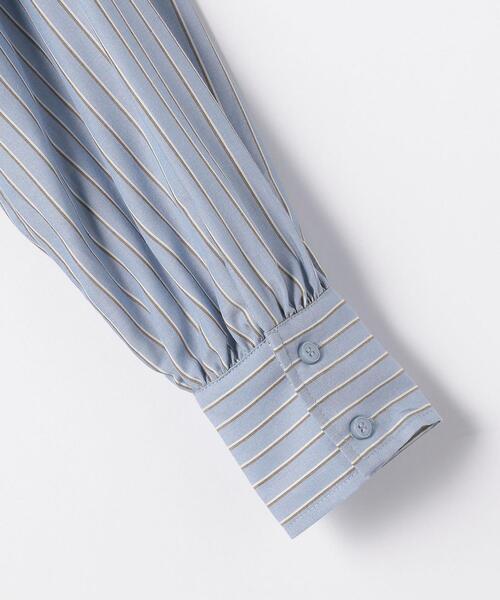 THE STATION STORE（ザ ステーション ストア）の「＜closet story＞CSC バックリボン ストライプシャツ（シャツ/ブラウス・レディース・ホワイト/ライトブルー・FREE）」の13枚目の写真