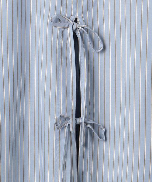 THE STATION STORE（ザ ステーション ストア）の「＜closet story＞CSC バックリボン ストライプシャツ（シャツ/ブラウス・レディース・ホワイト/ライトブルー・FREE）」の15枚目の写真