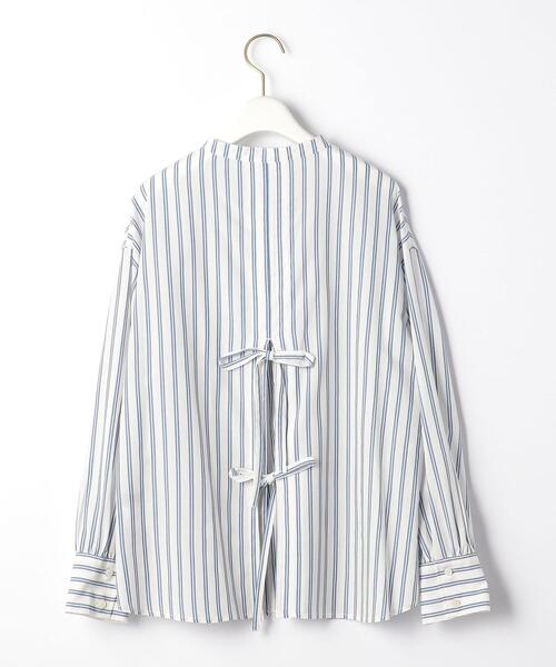 THE STATION STORE（ザ ステーション ストア）の「＜closet story＞CSC バックリボン ストライプシャツ（シャツ/ブラウス・レディース・ホワイト/ライトブルー・FREE）」の19枚目の写真