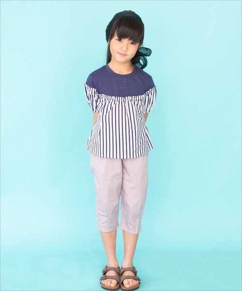 RAGMART(ラグマート)の「ストレッチパンツ 7分丈(その他パンツ・キッズ・ネイビー/グレー・80cm/90cm/95cm)」の9枚目の写真