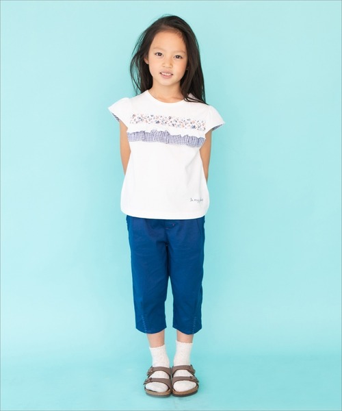 RAGMART(ラグマート)の「ストレッチパンツ 7分丈(その他パンツ・キッズ・ネイビー/グレー・80cm/90cm/95cm)」の6枚目の写真