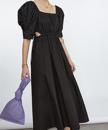 【Fano Studios】Waist draw code gather dress FC21L055