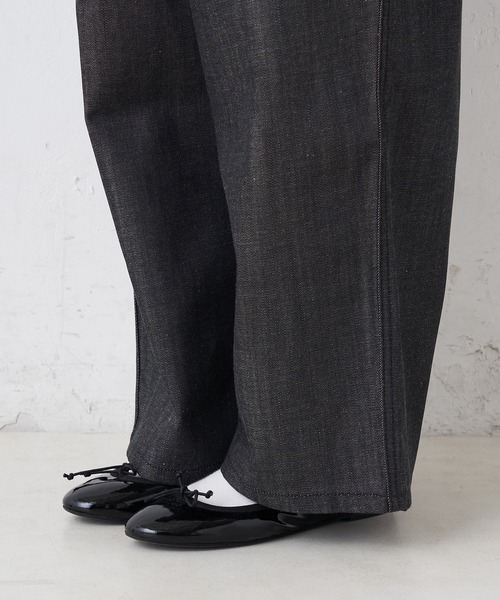 PUAL CE CIN（ピュアルセシン）の「【Du noir】フェイドレスデニムサロペット（サロペット/オーバーオール・レディース・ホワイト/ブラック/ベージュ・FREE）」の20枚目の写真