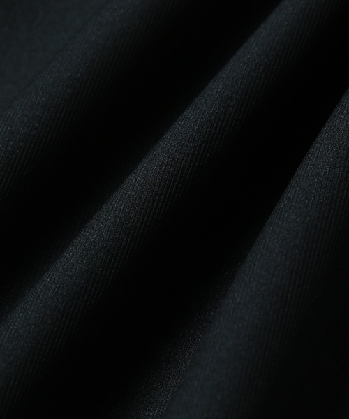 ADAM ET ROPE'（アダムエロペ）の「【吸水速乾/超軽量】リラックスシルエット バンドカラーシャツ/セットアップ対応（シャツ/ブラウス・メンズ・ブラック・S/M/L/XL/XS）」の8枚目の写真