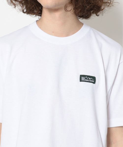 MANASTASH（マナスタッシュ）の「MANASTASH/マナスタッシュ/ペイズリースマイルTシャツ/JAIPUR SMILE TEE（Tシャツ/カットソー・メンズ・ブラック/サンドベージュ/ホワイト・X-LARGE/MEDIUM/LARGE）」の12枚目の写真