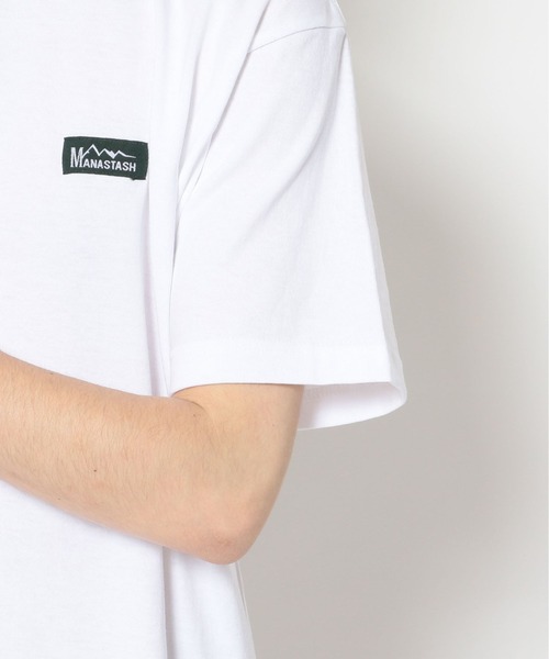 MANASTASH（マナスタッシュ）の「MANASTASH/マナスタッシュ/ペイズリースマイルTシャツ/JAIPUR SMILE TEE（Tシャツ/カットソー・メンズ・ブラック/サンドベージュ/ホワイト・X-LARGE/MEDIUM/LARGE）」の13枚目の写真