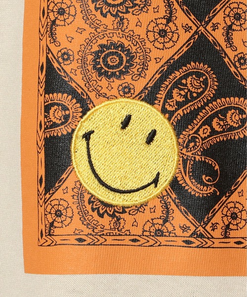 MANASTASH（マナスタッシュ）の「MANASTASH/マナスタッシュ/ペイズリースマイルTシャツ/JAIPUR SMILE TEE（Tシャツ/カットソー・メンズ・ブラック/サンドベージュ/ホワイト・X-LARGE/MEDIUM/LARGE）」の20枚目の写真