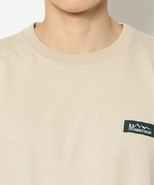 MANASTASH（マナスタッシュ）の「MANASTASH/マナスタッシュ/ペイズリースマイルTシャツ/JAIPUR SMILE TEE（Tシャツ/カットソー・メンズ・ブラック/サンドベージュ/ホワイト・X-LARGE/MEDIUM/LARGE）」の21枚目の写真