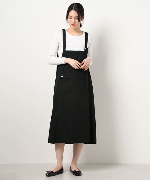 La SRIC(ラスリック)の「La SRIC / 2WAYジャンパースカート(ジャンパースカート・レディース・ブラック/ブラウン・38)」の17枚目の写真