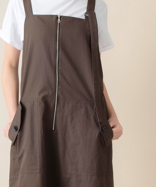 La SRIC(ラスリック)の「La SRIC / 2WAYジャンパースカート(ジャンパースカート・レディース・ブラック/ブラウン・38)」の12枚目の写真