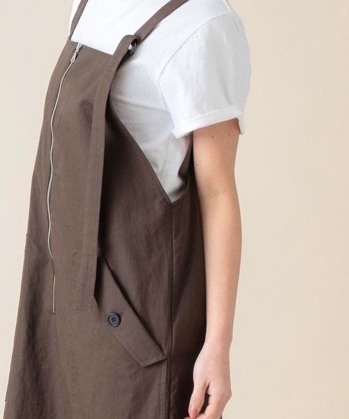 La SRIC(ラスリック)の「La SRIC / 2WAYジャンパースカート(ジャンパースカート・レディース・ブラック/ブラウン・38)」の9枚目の写真