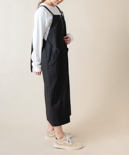 La SRIC(ラスリック)の「La SRIC / 2WAYジャンパースカート(ジャンパースカート・レディース・ブラック/ブラウン・38)」の16枚目の写真