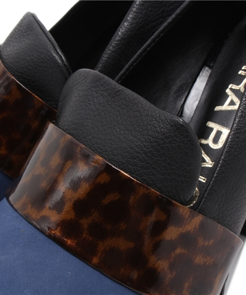 ROSE BUD（ローズバッド）の「(PARA RAIO)L29400 LEOPARD COMBI PUMPS（パンプス・レディース・ブラック系その他/ブルー系その他・35/37/38/36/39）」の7枚目の写真