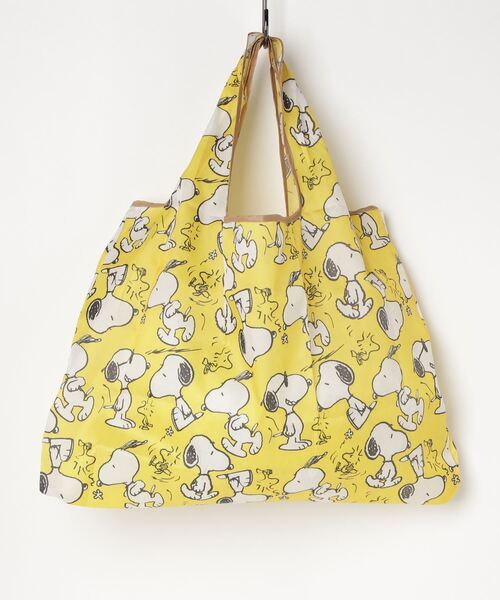 SFW（エスエフダブリュー）の「[スヌーピー] エコバック（エコバッグ/サブバッグ・レディース・ピンク/イエロー/ブルー・FREE）」の3枚目の写真