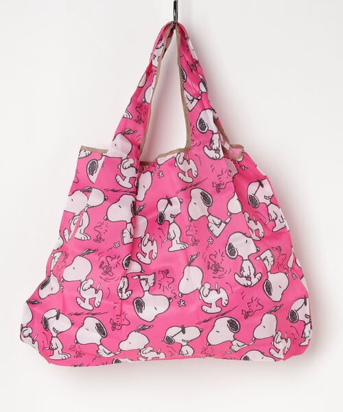 SFW（エスエフダブリュー）の「[スヌーピー] エコバック（エコバッグ/サブバッグ・レディース・ピンク/イエロー/ブルー・FREE）」の7枚目の写真
