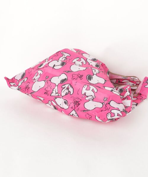 SFW（エスエフダブリュー）の「[スヌーピー] エコバック（エコバッグ/サブバッグ・レディース・ピンク/イエロー/ブルー・FREE）」の5枚目の写真