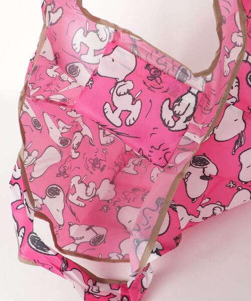 SFW（エスエフダブリュー）の「[スヌーピー] エコバック（エコバッグ/サブバッグ・レディース・ピンク/イエロー/ブルー・FREE）」の9枚目の写真