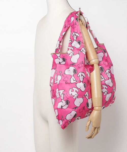 SFW（エスエフダブリュー）の「[スヌーピー] エコバック（エコバッグ/サブバッグ・レディース・ピンク/イエロー/ブルー・FREE）」の8枚目の写真