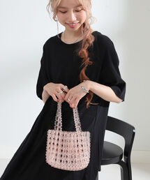 Ray BEAMS | bLicensceLL × Ray BEAMS / 別注 ビーズ バッグ(ハンドバッグ)