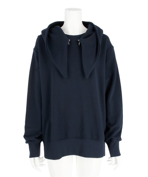 G.V.G.V.（ジーヴィージーヴィー）の「CROSS NECK TIE HOODIE（パーカー・レディース・ホワイト/ネイビー/オレンジ・ONE SIZE）」の11枚目の写真