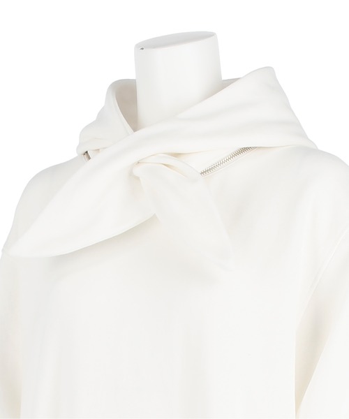 G.V.G.V.（ジーヴィージーヴィー）の「CROSS NECK TIE HOODIE（パーカー・レディース・ホワイト/ネイビー/オレンジ・ONE SIZE）」の9枚目の写真