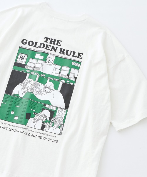 Anchor Smith(アンカー スミス)の「ビッグシルエット ロゴイラスト&転写プリント デザインアソート半袖Tシャツ(Tシャツ/カットソー・メンズ・ホワイト/ブラック/ホワイト系その他/ブラック系その他/ベージュ系その他/グリーン系その他/ホワイト系その他2/ホワイト系その他3/ブラック系その他2/ブラック系その他3/ベージュ系その他2/ベージュ系その他3/ベージュ系その他4/グリーン系その他2・M/L)」の3枚目の写真