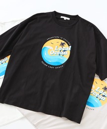 ビッグシルエット ロゴイラスト&転写プリント デザインアソート半袖Tシャツ