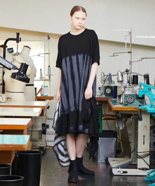 セール ワンピース タイダイ天竺 ロングワンピース ワンピース Gomme ゴム のファッション