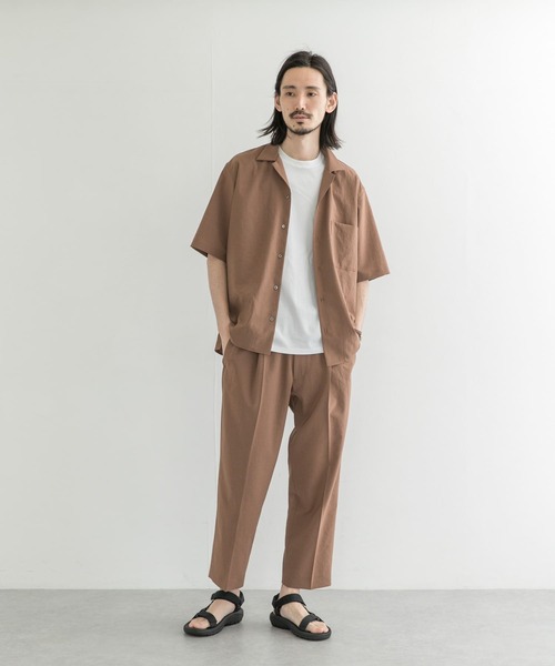 URBAN RESEARCH（アーバンリサーチ）の「ドライメランジリラックスタックパンツ（その他パンツ・メンズ・グレー系その他/ブラウン系その他/ブラック・MEDIUM/LARGE）」の10枚目の写真