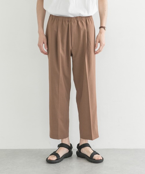 URBAN RESEARCH（アーバンリサーチ）の「ドライメランジリラックスタックパンツ（その他パンツ・メンズ・グレー系その他/ブラウン系その他/ブラック・MEDIUM/LARGE）」の11枚目の写真