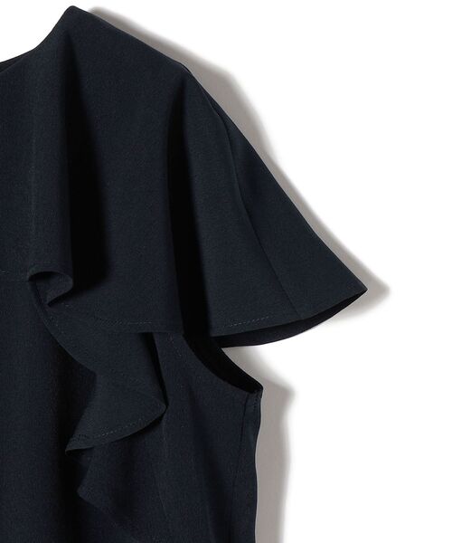 SHIPS(シップス)の「【WEB限定】〈手洗い可能〉ネックラッフルジョーゼットブラウス◇(シャツ/ブラウス・レディース・オフホワイト/ブラック/ライトグレー/ネイビー・ONE SIZE)」の11枚目の写真