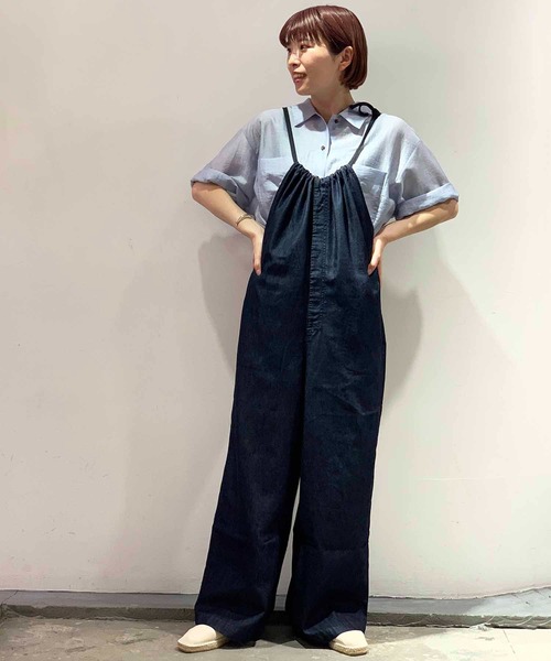 Johnbull（ジョンブル）の「デニムドローストリングサロペット
