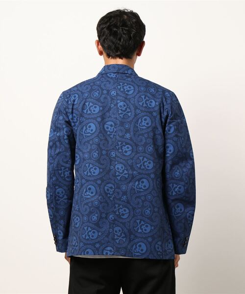 Loudmouth(ラウドマウス)の「LOUDMOUTH/ラウドマウス ゴルフウェア ストレッチ 総柄 シャツジャケット(その他アウター・メンズ・ライトグレー/ブラック/ネイビー・LL/L/XL)」の5枚目の写真