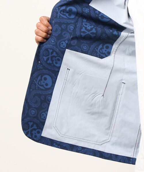 Loudmouth(ラウドマウス)の「LOUDMOUTH/ラウドマウス ゴルフウェア ストレッチ 総柄 シャツジャケット(その他アウター・メンズ・ライトグレー/ブラック/ネイビー・LL/L/XL)」の6枚目の写真