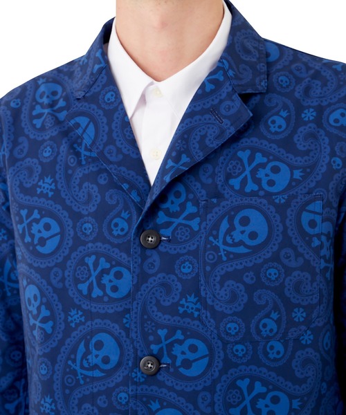 Loudmouth(ラウドマウス)の「LOUDMOUTH/ラウドマウス ゴルフウェア ストレッチ 総柄 シャツジャケット(その他アウター・メンズ・ライトグレー/ブラック/ネイビー・LL/L/XL)」の16枚目の写真