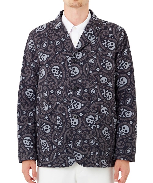 Loudmouth(ラウドマウス)の「LOUDMOUTH/ラウドマウス ゴルフウェア ストレッチ 総柄 シャツジャケット(その他アウター・メンズ・ライトグレー/ブラック/ネイビー・LL/L/XL)」の12枚目の写真
