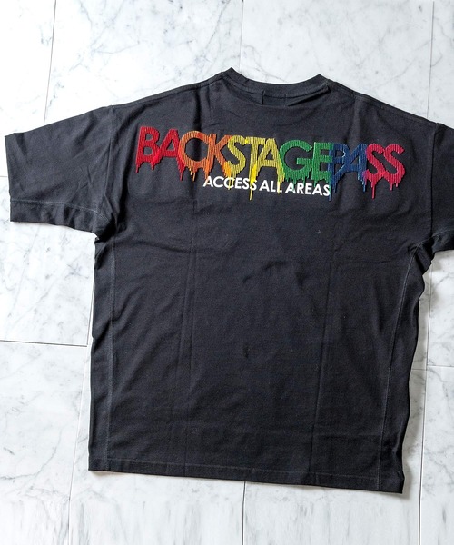 セール Beyond Beyond The T Tis11 Rainbow ビヨンドザレインボー ビッグシルエット プリント T Tシャツ The カットソー Backstage Pass バックステージパス のファッション セール Beyond Beyond The T Tis11 Rainbow ビヨンドザレインボー ビッグシルエット プリント T Tシャツ The カットソー Backstage Pass バックステージパス のファッション