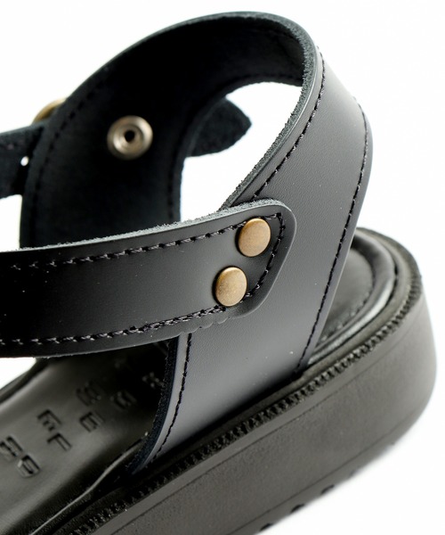 Arnold Palmer（アーノルドパーマー）の「AP本革グルカサンダル（サンダル・メンズ・ブラック/ダークブラウン/キャメル・M/L/S/LL）」の14枚目の写真