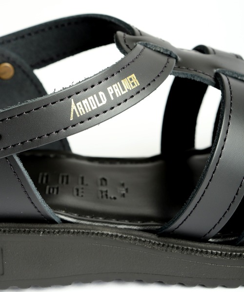 Arnold Palmer（アーノルドパーマー）の「AP本革グルカサンダル（サンダル・メンズ・ブラック/ダークブラウン/キャメル・M/L/S/LL）」の12枚目の写真