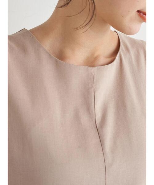 earth music&ecology（アースミュージックアンドエコロジー）の「レーヨンリネンスリーブレスワンピース ＊（ワンピース・レディース・ブルー/ラベンダー/ベージュ・FREE）」の11枚目の写真